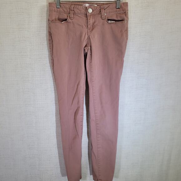 No Boundaries Skinny Jeans Womens Juniors Size 3 Pink Sculpting Denim Stretch - Picture 1 of 7